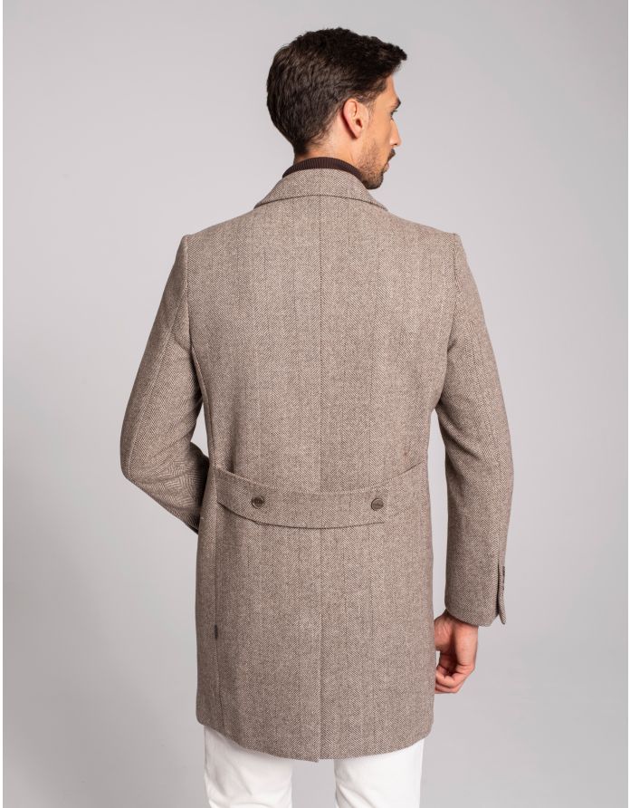 płaszcz bolognetta beżowy