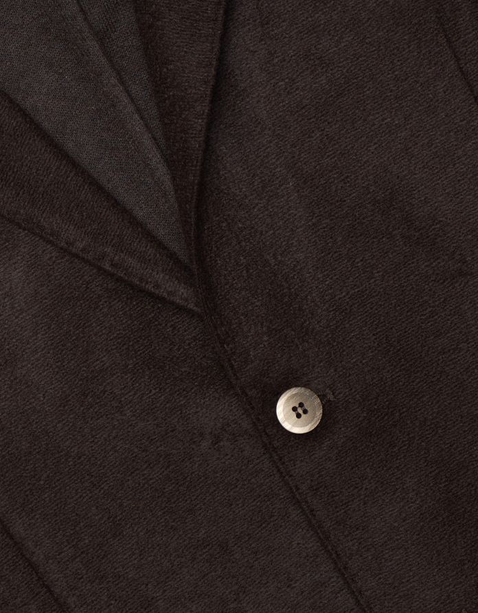 marynarka almenno brąz slim fit