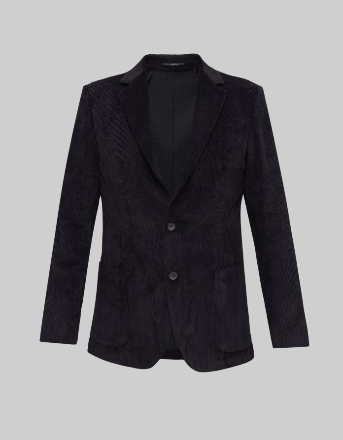 marynarka alluvioni granatowy slim fit