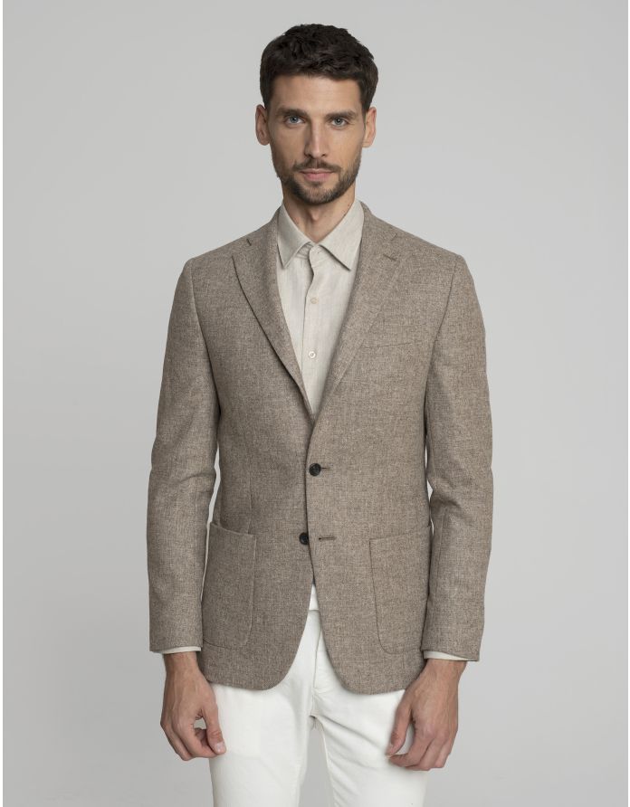 marynarka morigerati brąz slim fit