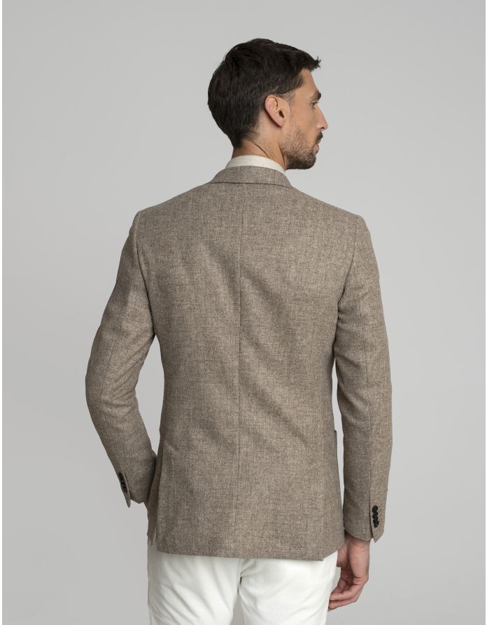 marynarka morigerati brąz slim fit