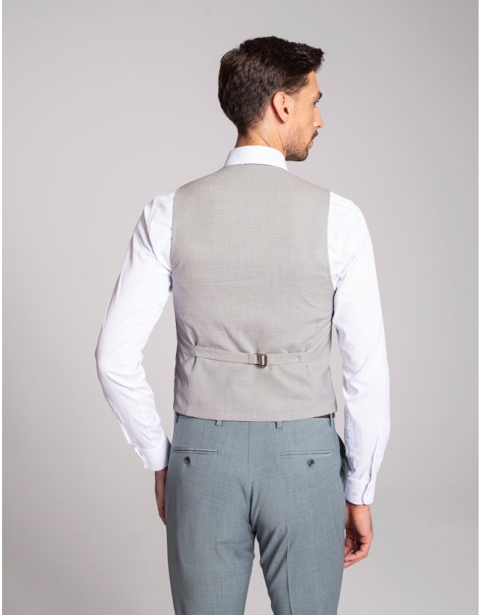 kamizelka valdisotto szary slim fit