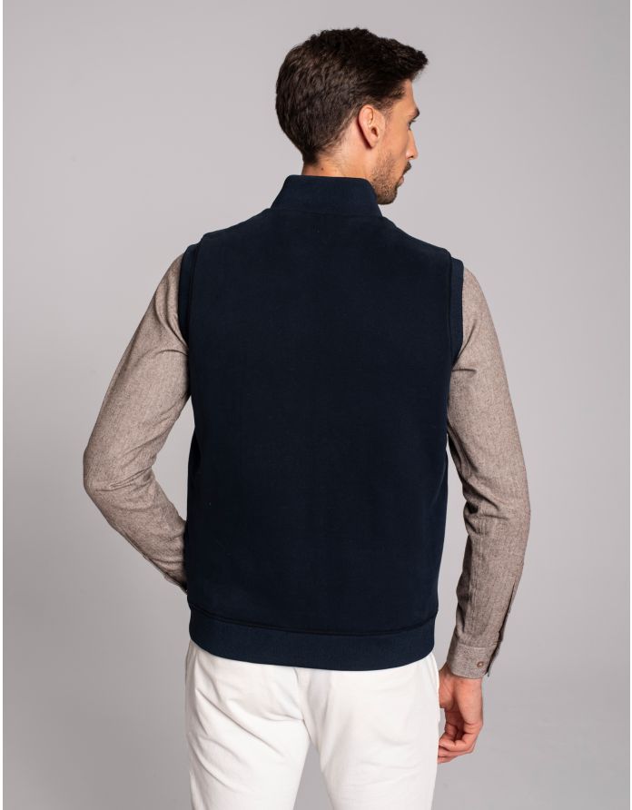 kamizelka sportowa montemezzo granatowy slim fit