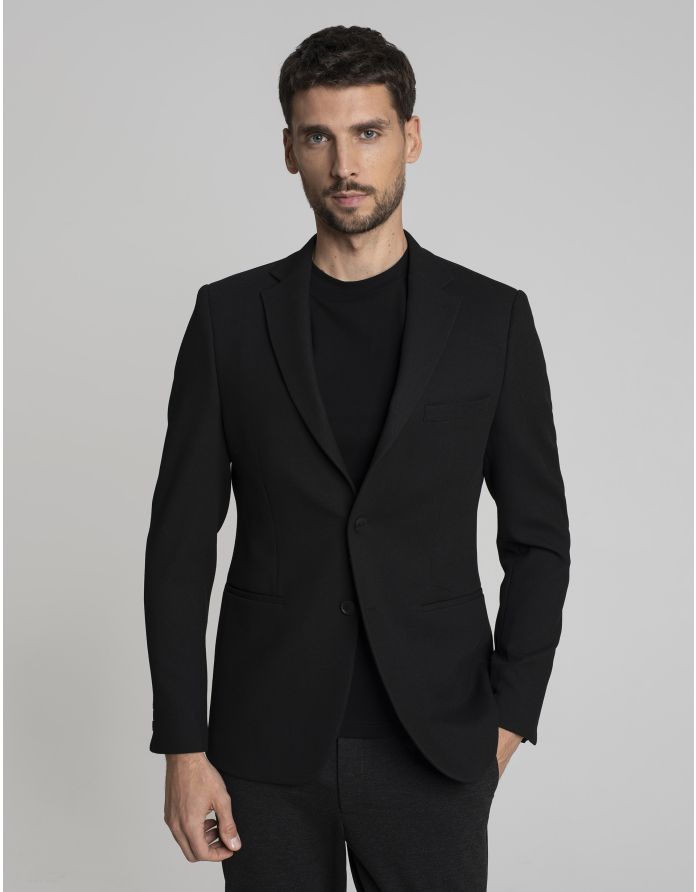 marynarka collalto czarny slim fit