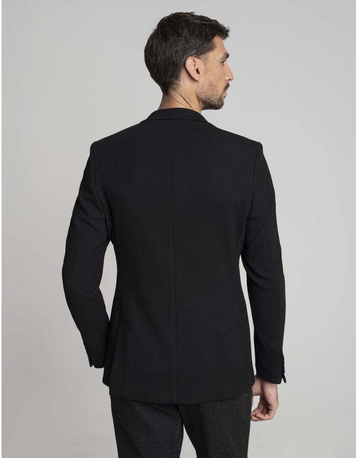 marynarka collalto czarny slim fit