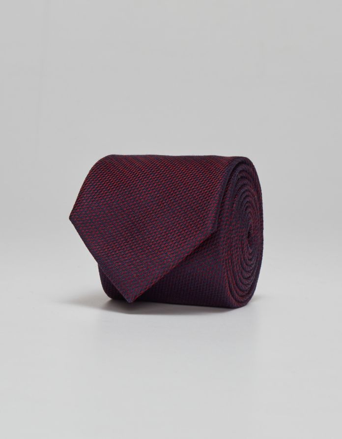 krawat seta&cotone 52 bordo