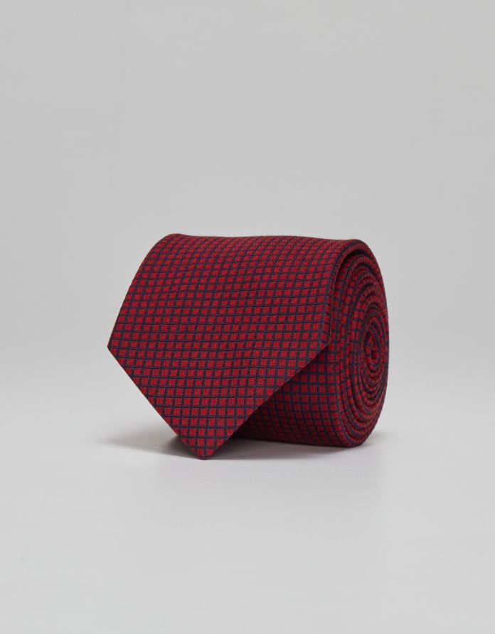 krawat seta&cotone 73 czerwony