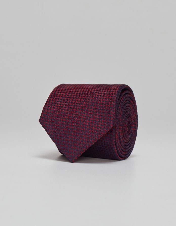 krawat seta&cotone 82 bordo