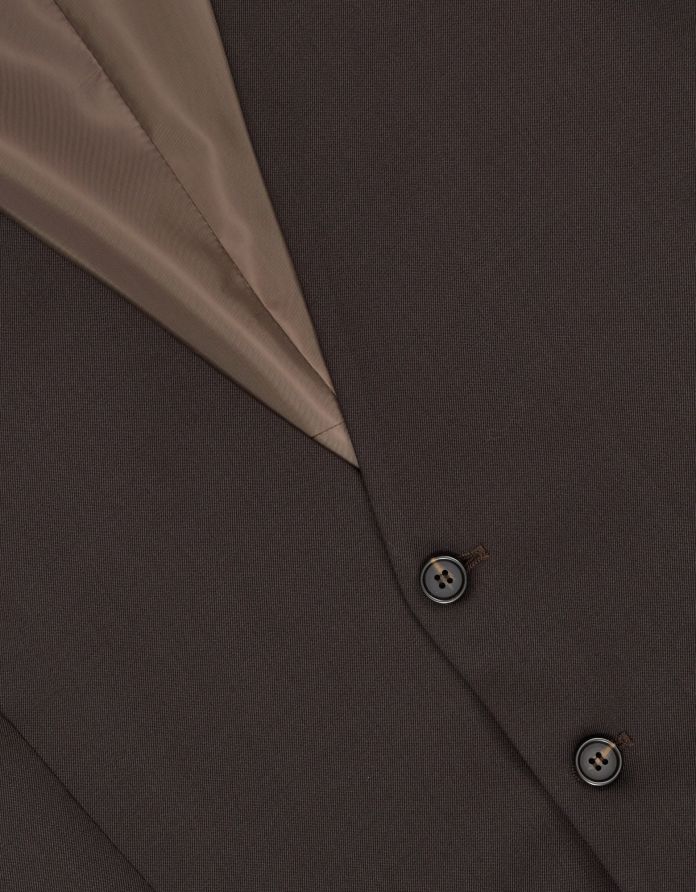 kamizelka gualdo brąz slim fit