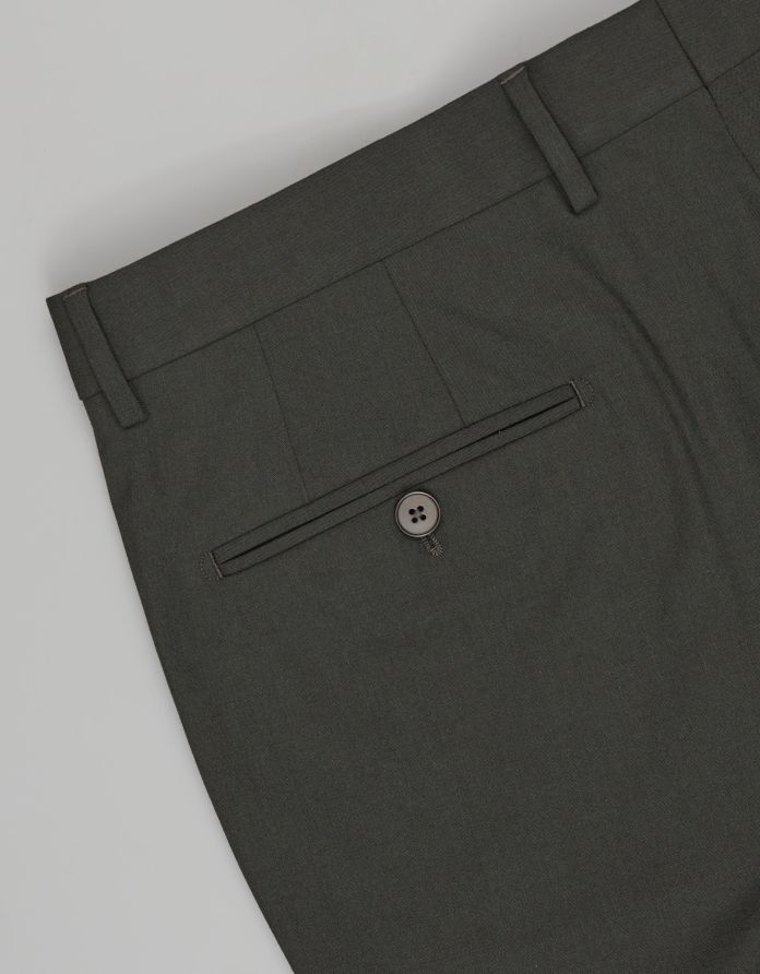 spodnie do zestawu zeccone zielony slim fit