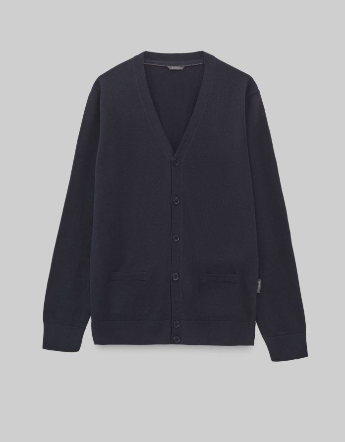 sweter cardano vn granatowy