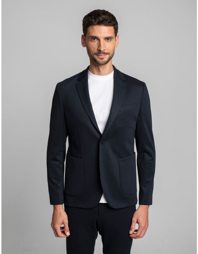 marynarka do zestawu circello granatowy slim fit