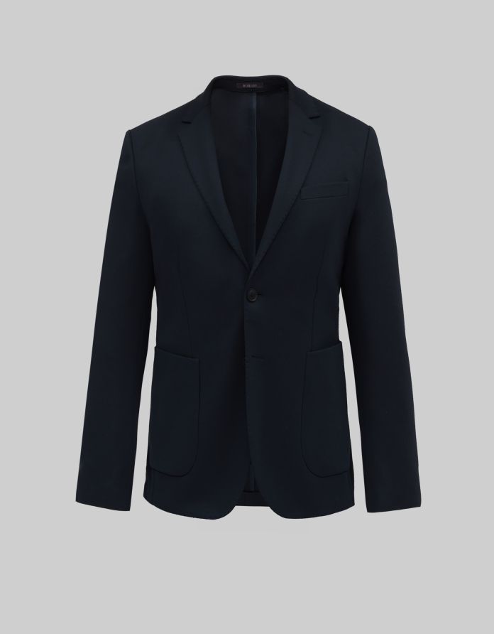 marynarka do zestawu circello granatowy slim fit