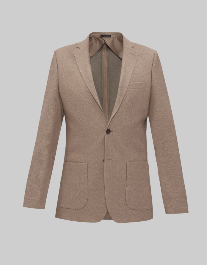 marynarka valmala beżowy slim fit