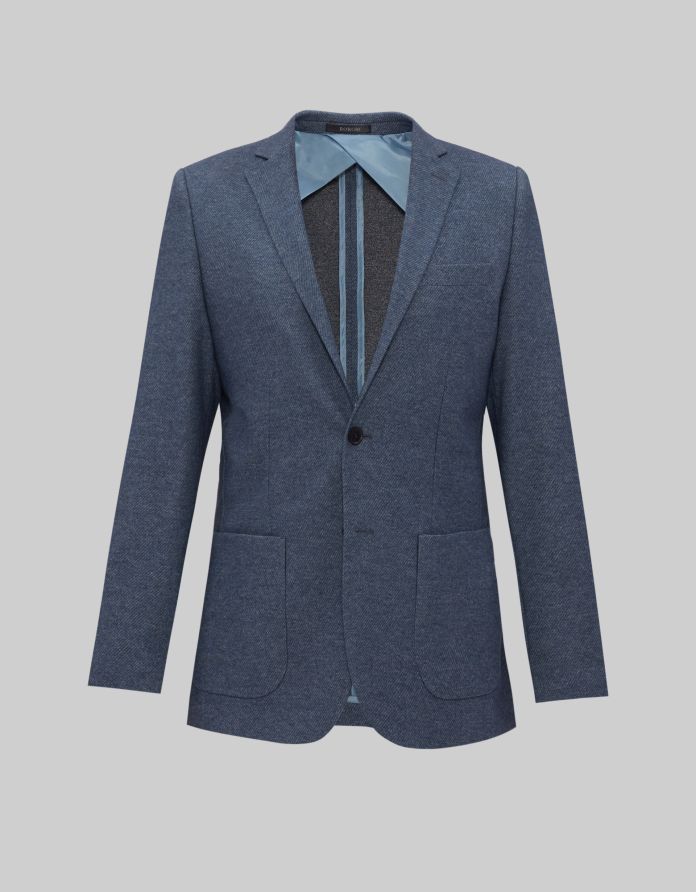 marynarka valmala niebieski slim fit