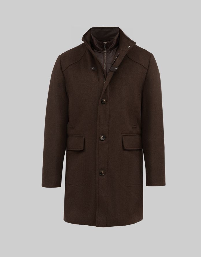 płaszcz pontelongo brąz