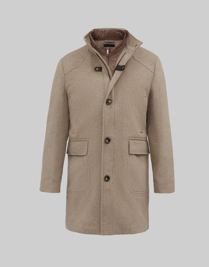 płaszcz pontelongo beżowy