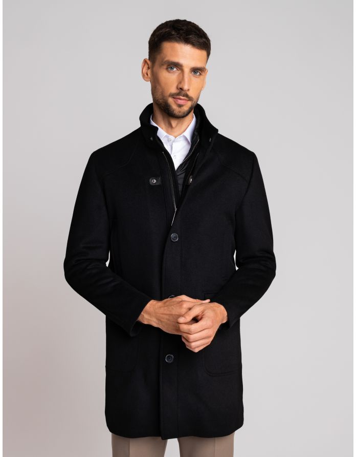 płaszcz pontelongo czarny