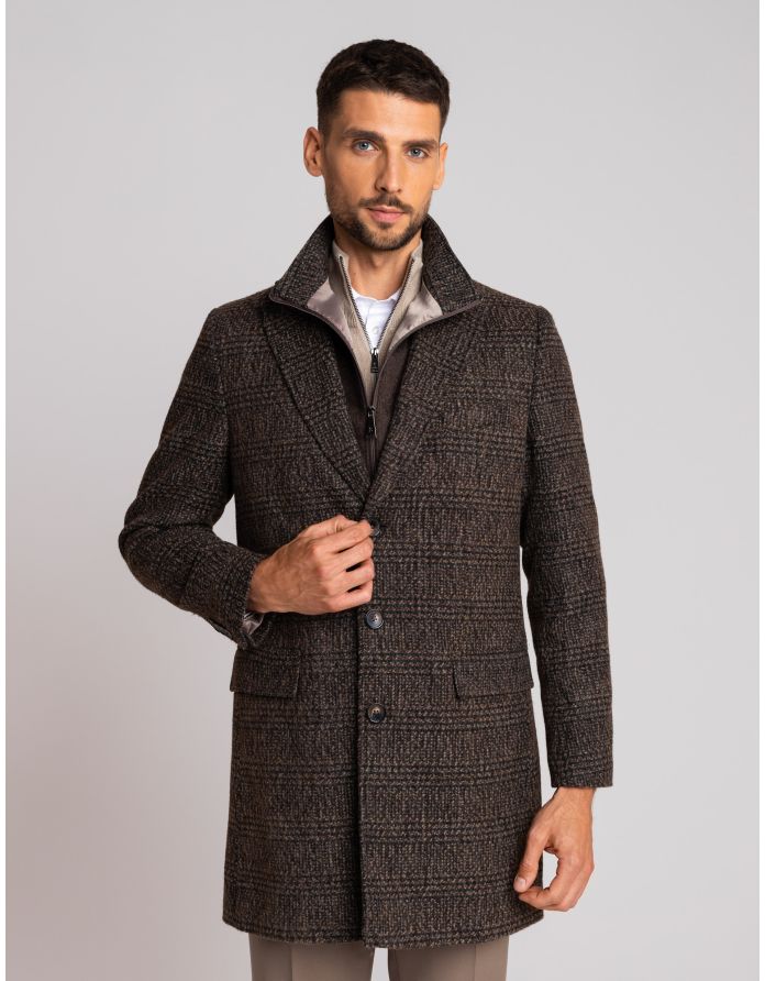 płaszcz sorianello brąz