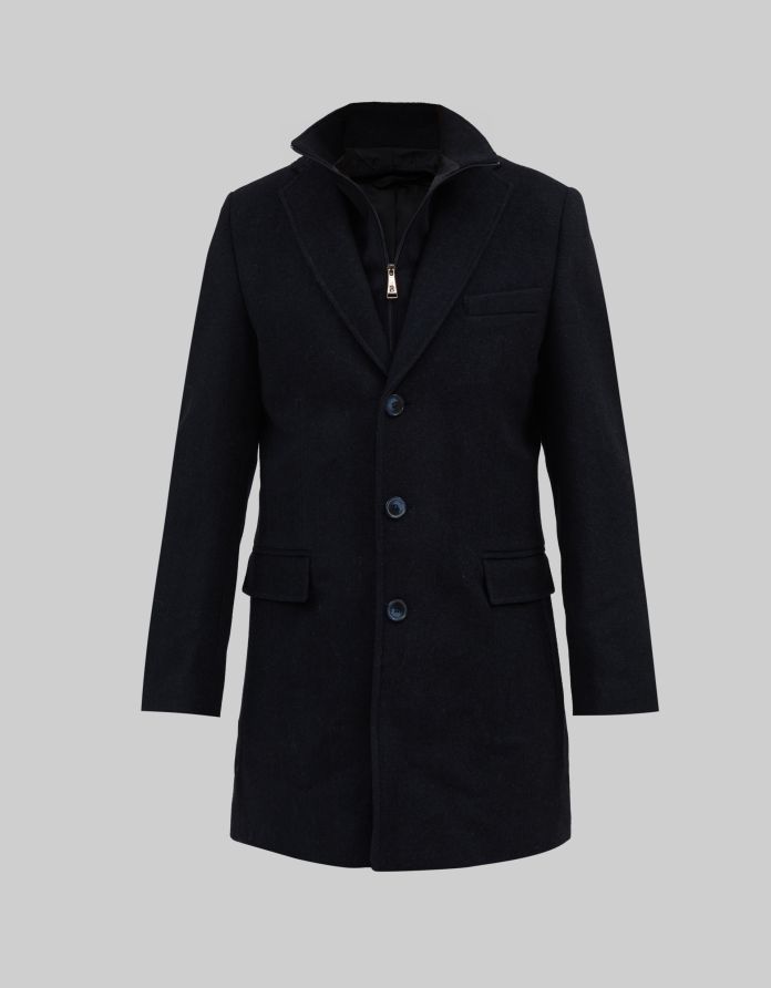 płaszcz sorianello granatowy