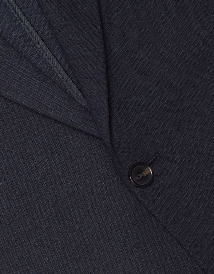 marynarka do zestawu nepi granatowy slim fit