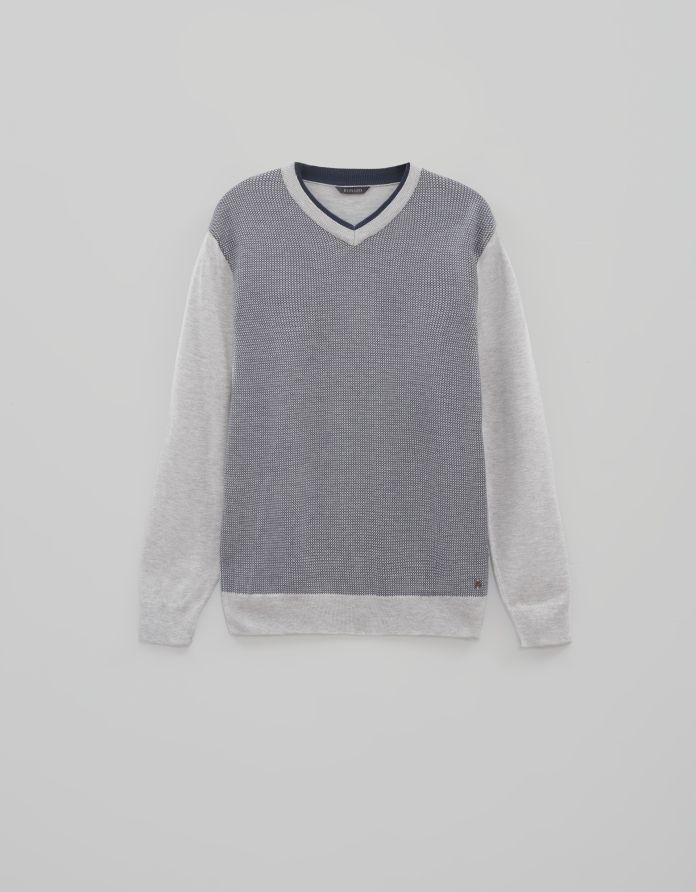 sweter borgarello vn szary