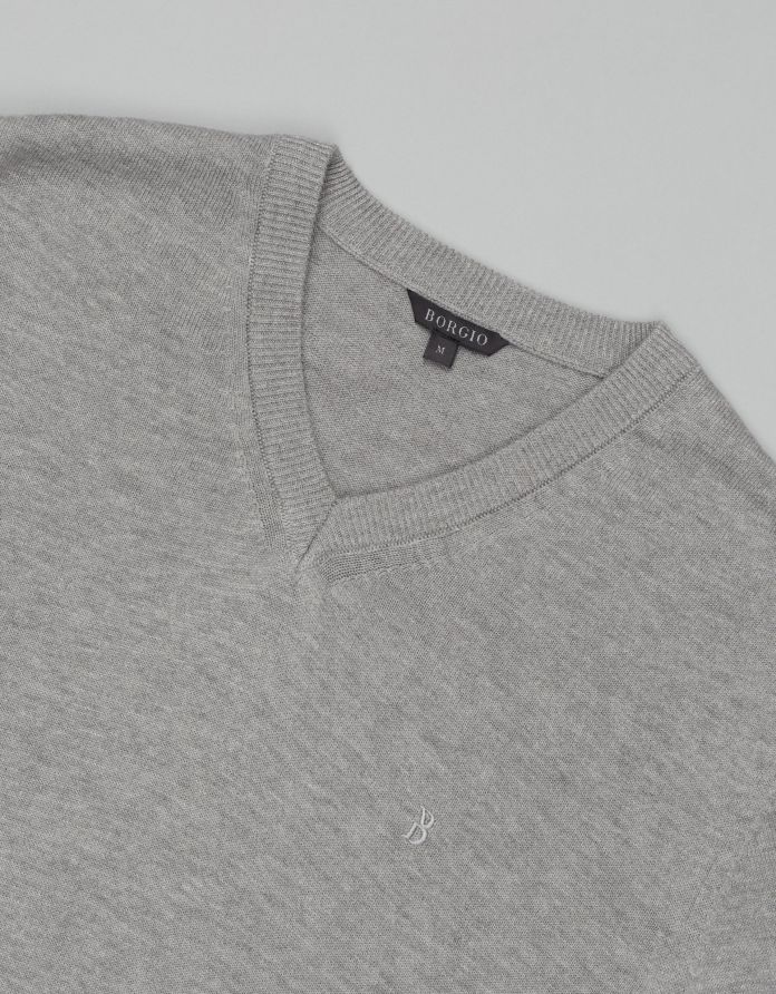 sweter tiriolo vn szary