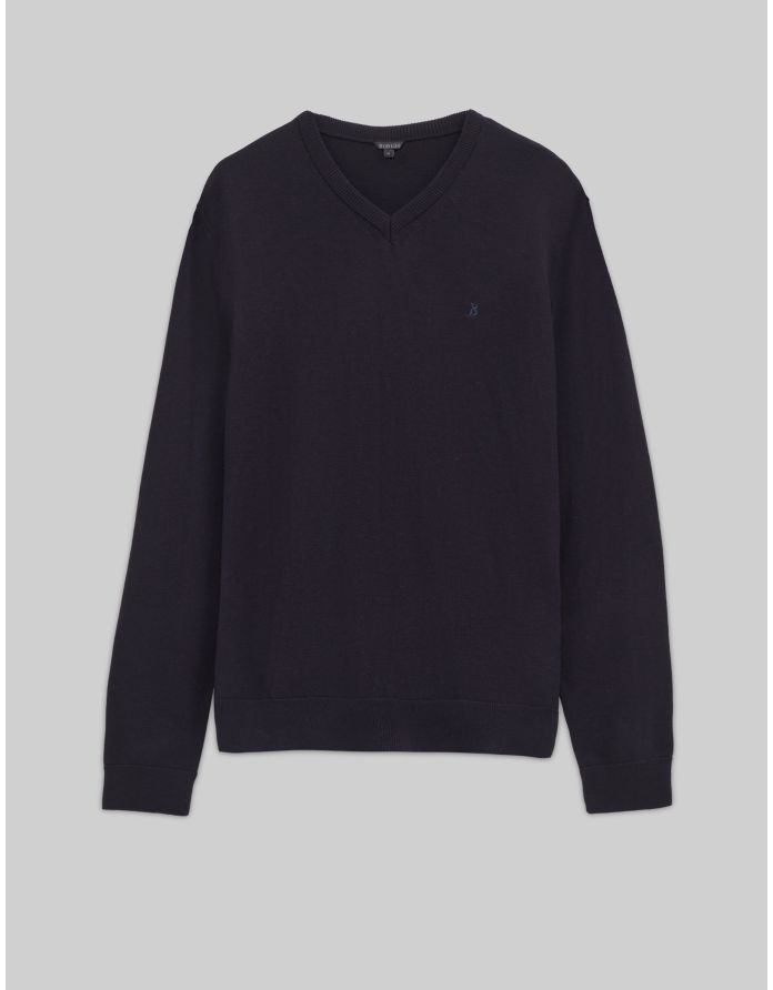 sweter tiriolo vn granatowy