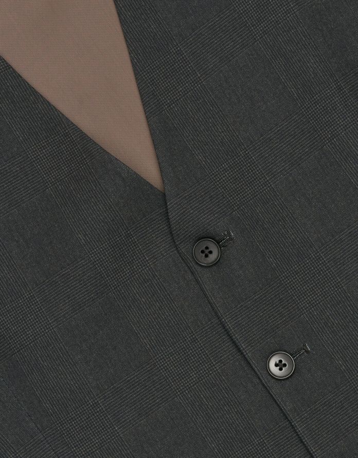 kamizelka zuglia zielony slim fit