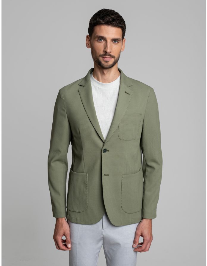 marynarka genoni zielony slim fit