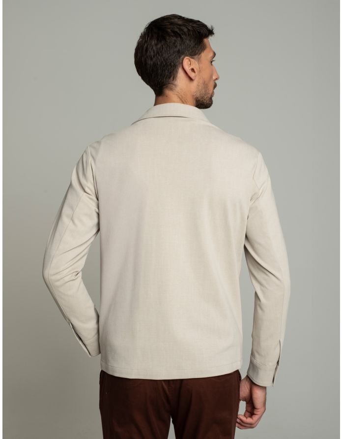overshirt origgio beżowy
