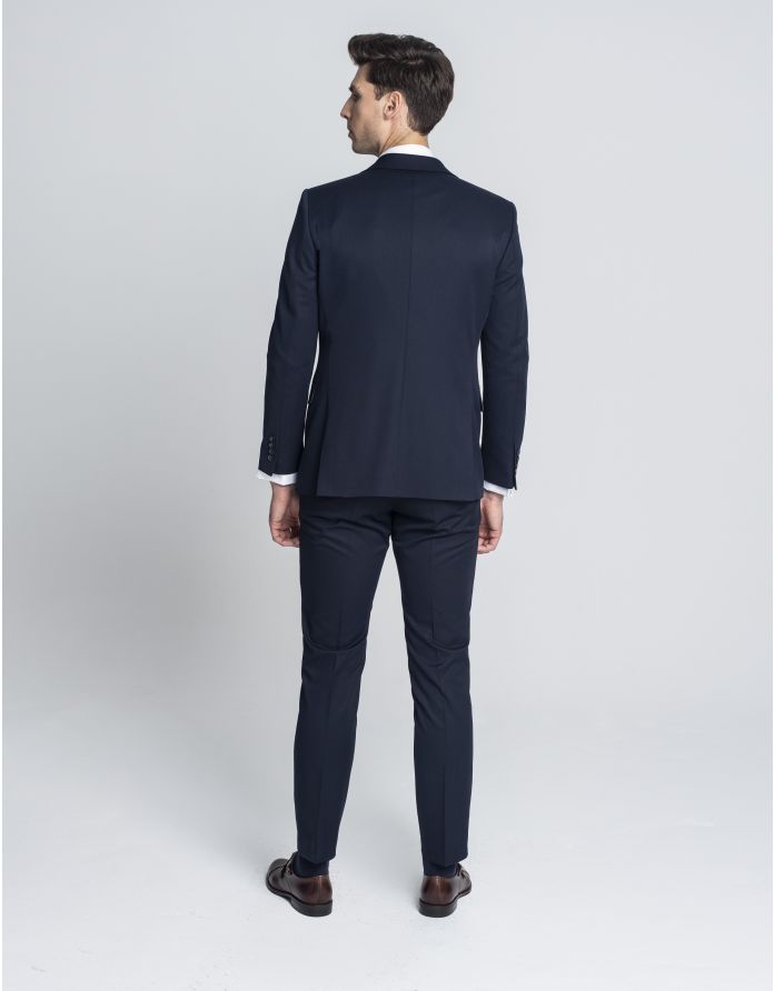 garnitur galatro 02 granatowy classic fit