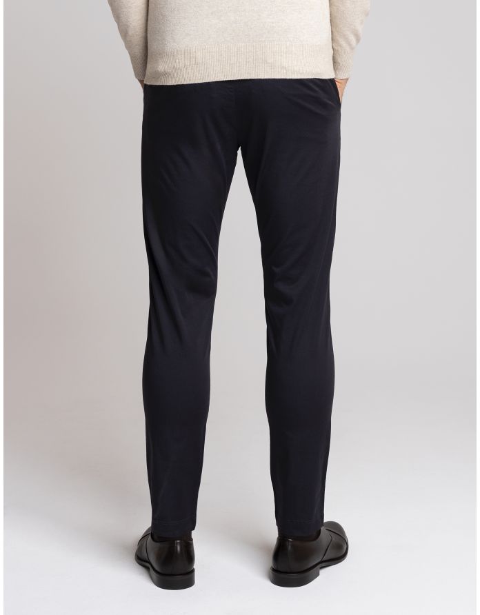 Spodnie sagrado granatowe slim fit