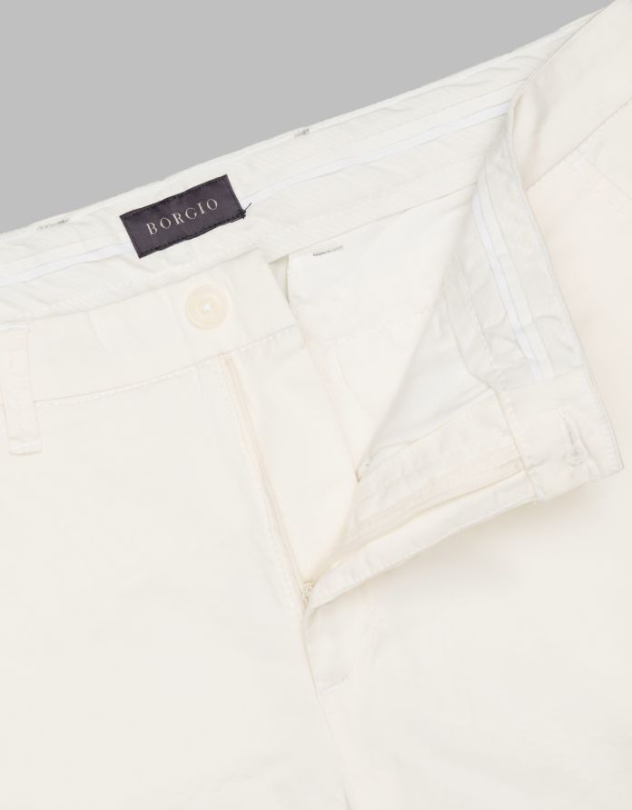 spodnie sagrado biały slim fit gatunek ii