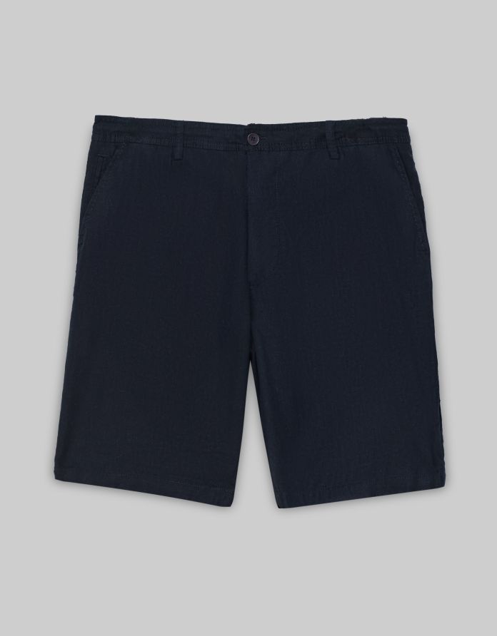 Krótkie spodenki szorty lentate niebieskie