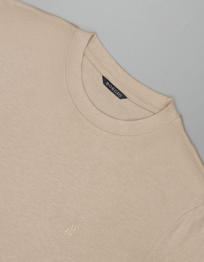 t shirt modena beżowy