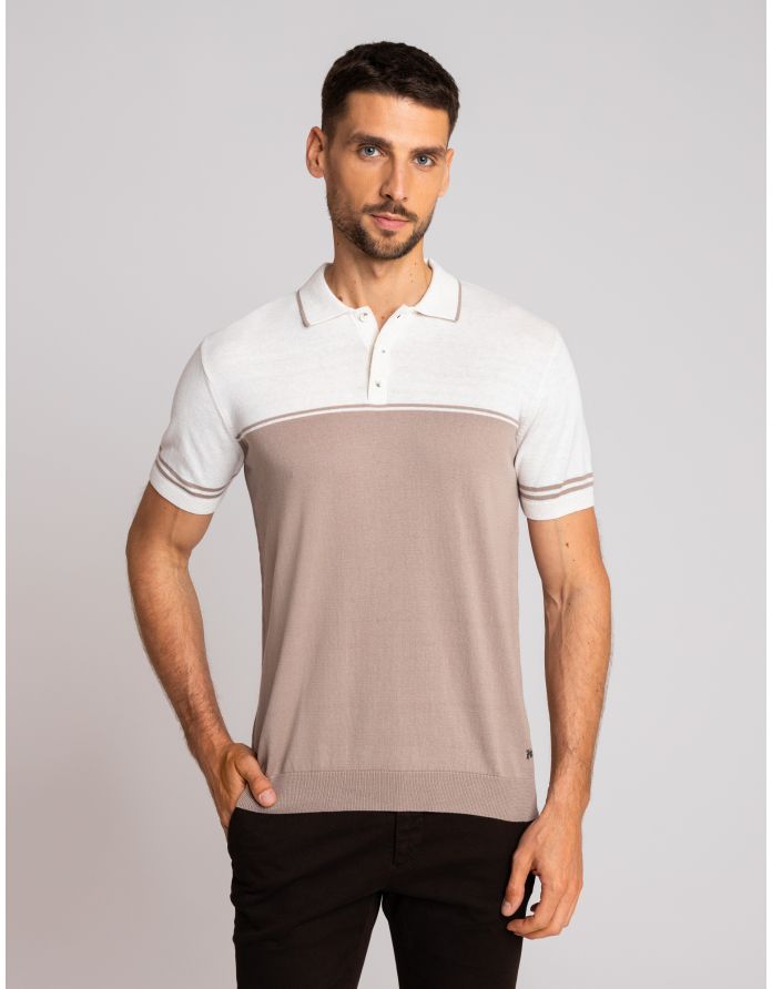 koszulka polo odolo beżowy