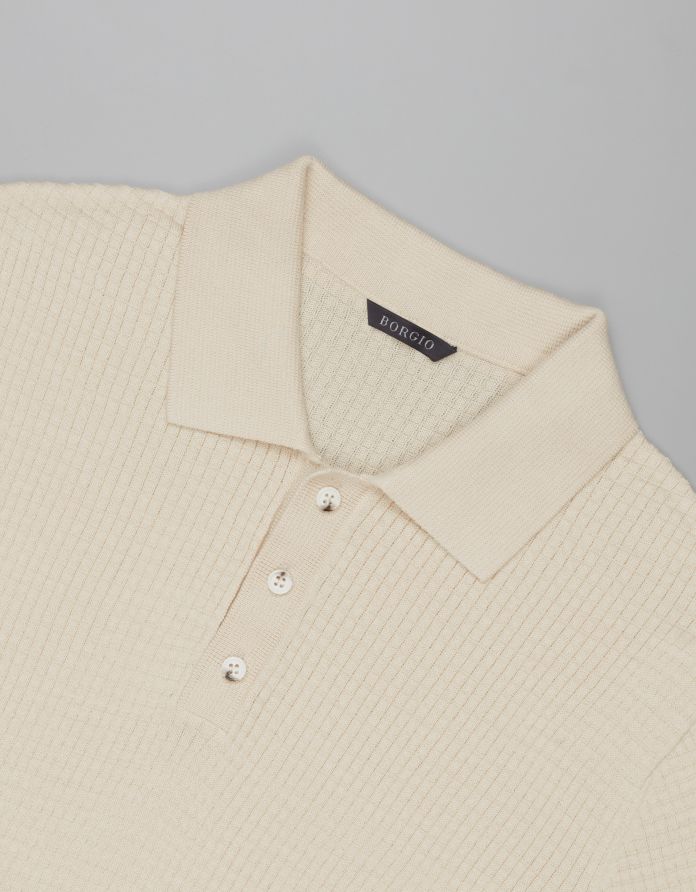 koszulka polo sturno beżowy