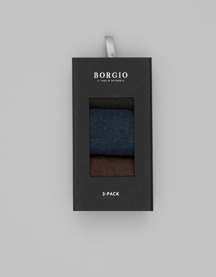 skarpety długie 3-pack melange mix