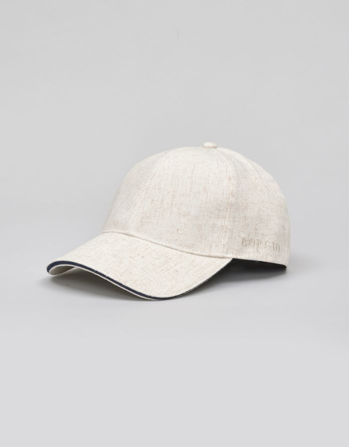 Czapka z daszkiem pagliara beżowa