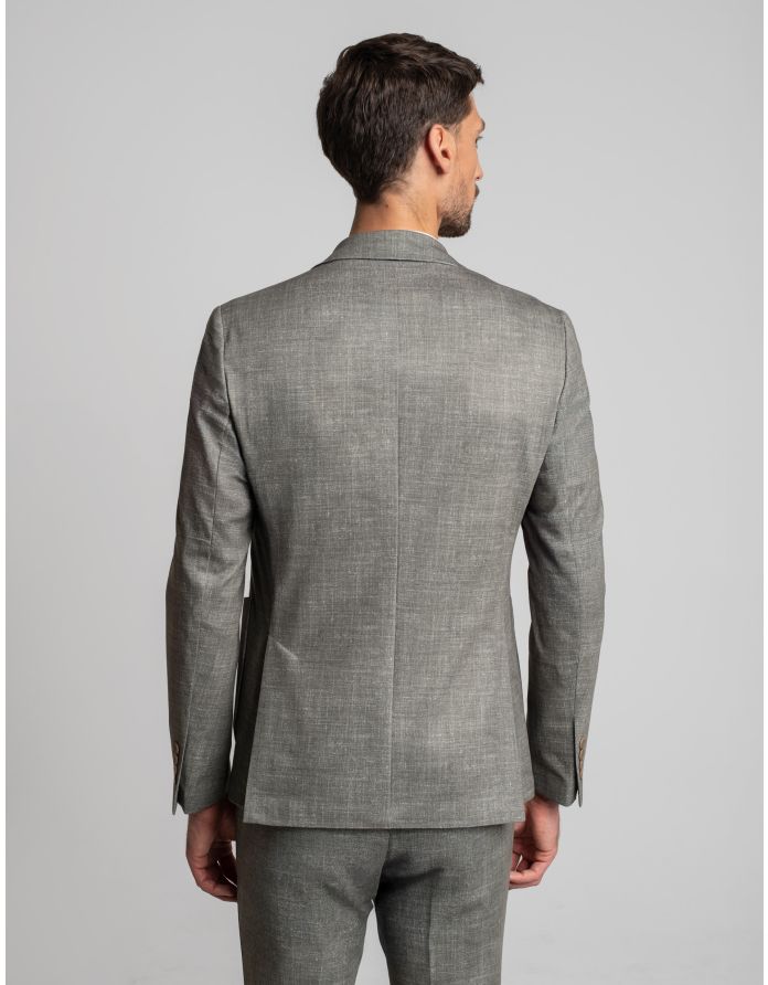 marynarka do zestawu lumarzo zielony slim fit