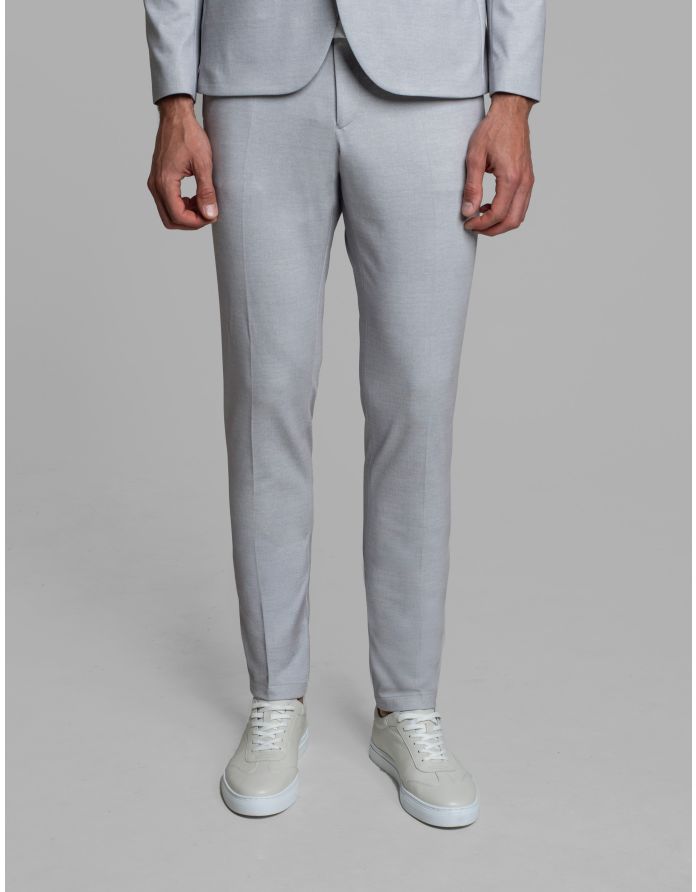 spodnie do zestawu perledo szary slim fit