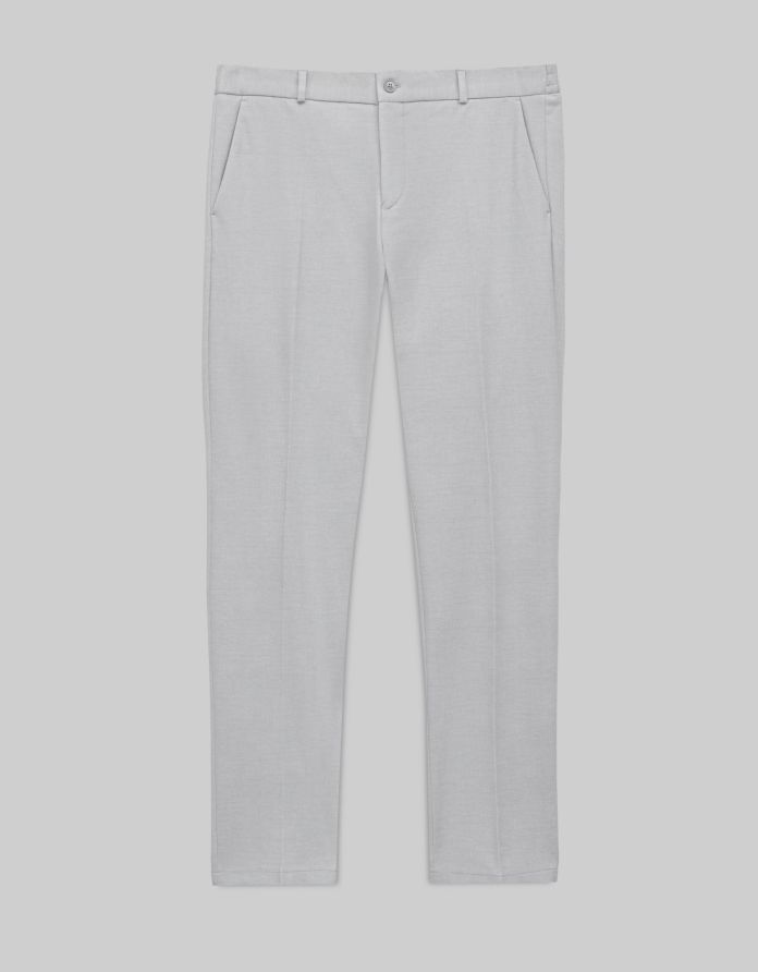 spodnie do zestawu perledo szary slim fit