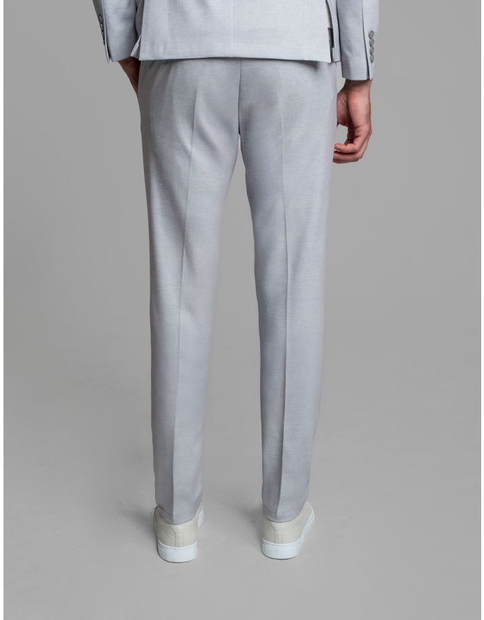 spodnie do zestawu perledo szary slim fit