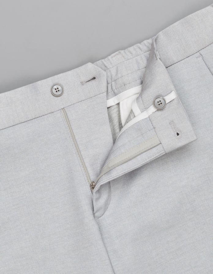 spodnie do zestawu perledo szary slim fit