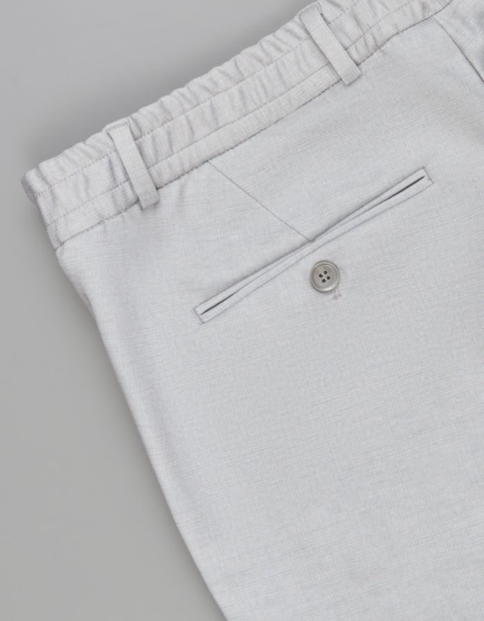 spodnie do zestawu perledo szary slim fit