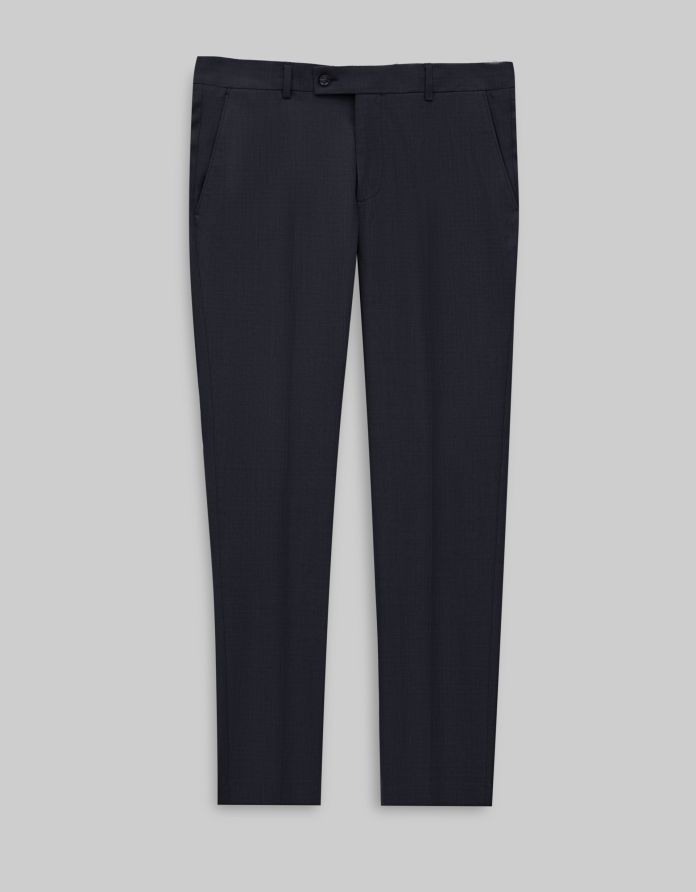 spodnie do zestawu marradi granatowy slim fit