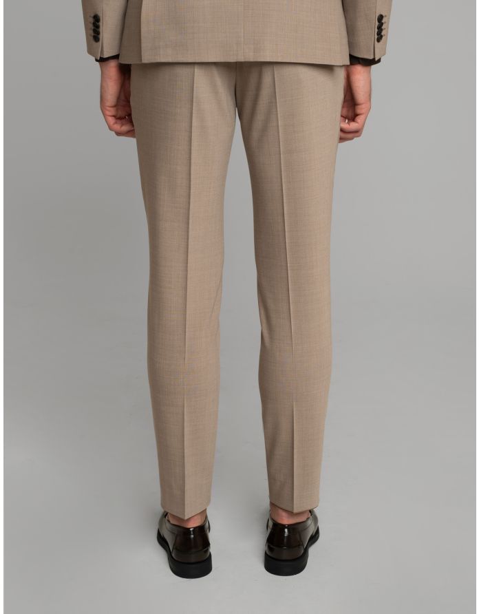 Spodnie do zestawu  orciano beżowy slim fit