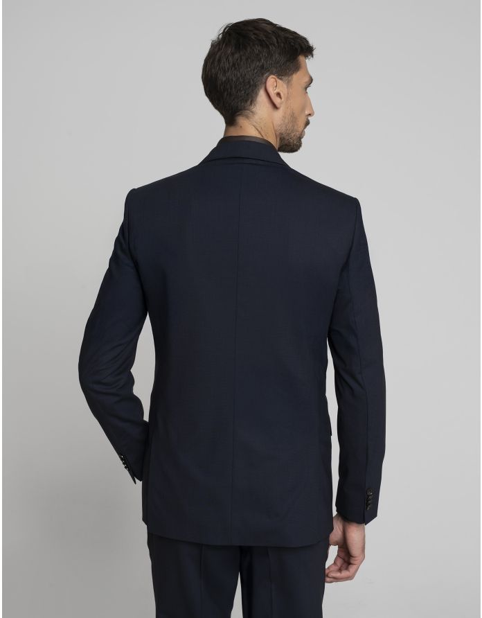 Marynarka do zestawu parma granatowy slim fit