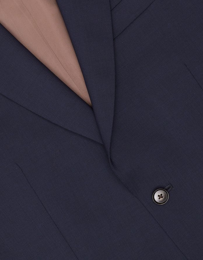 Marynarka do zestawu parma granatowy slim fit